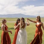 Azazie  Bridesmaid Dress Chiffon Auburn Photo 5