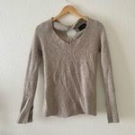 FATE. by LFD wool/cashmere keyhole back sweater Tan Photo 0