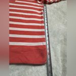 Talbots  Plus Women’s Fleece 1/4 Zip Pullover Melon Stripe 2X Photo 1