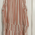 Staccato Slip on peachwhite spaghetti strap stripped elastic waist top Photo 0