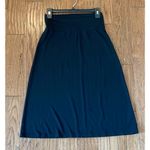 Eileen Fisher black viscose jersey stretch pull on pencil skirt xs Photo 9