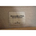 Abercrombie & Fitch  Soft AF Gray White Colorblock Cropped Crew Sweatshirt Size S Photo 2