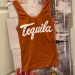 Bandit Brand Tequila Graphic Orange Tank Top Photo 1