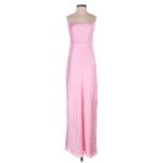 Show Me Your Mumu Dani Slip Dress in Light Pink Luxe Satin XS Photo 4