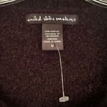 United States Sweaters Sequin Christmas Eyelash Sweater Womens Medium Black NWOT Photo 3