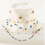 Anthropologie By  Beaded Cotton Bucket Hat Photo 0