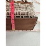 Anne Klein Brown Canvas Shoulder Bag NWOT Double Handle Photo 7