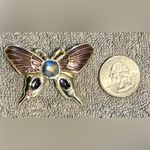 Monet  Vintage Butterfly Brooch Photo 3