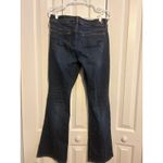 American Eagle Womens Kick Boot Jeans Super Stretch Dark Wash Size 12 Regular Photo 4