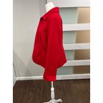 Chico's  Red Blazer Jacket Size 2 Button Front Collared Lightweight Womens Photo 1