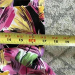 Vicky Tiel. NEW Bright Floral Halter Fit & Flare Sundress. Size Large Pink Photo 10