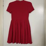 Opening Ceremony  red ribbed pleated flare mini dress size XS Photo 5