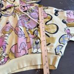 Nickelodeon  Spongebob Squarepants Cartoon Print Cropped Hoodie Womens Small‎ Photo 3