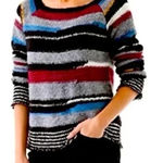 Free People  Montmartre knit‎ multicolor wool blend sweater Size Medium EUC! 0185 Photo 0