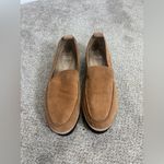 Eileen Fisher Suede Ells Platform Loafer Cognac Size 8 neutral business casual Photo 10