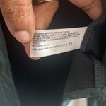 Prologue  Hunter Green Faux Leather Button Up Shirt Photo 3