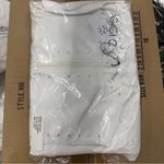 New Gigi C Sarah Zip Up Cutout Jumpsuit Catsuit White L Size L Photo 2