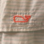 Vineyard Vines Performance Striped Harbor Long Sleeve Shirt Size 4 Crystal Blue NWT Photo 3