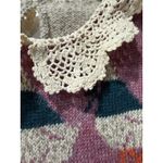 Eddie Bauer Rare VTG Wool Duck Sweater Lace Collar Cottagecore Coquette New S Photo 3