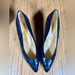 Impo Vintage 90’s Pointed Toe Black Sequin Heels Size 9.5 Photo 4