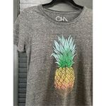 Chaser Pineapple Grey Graphic Tee Shirt - Small Photo 3