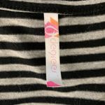 6 Degrees  Striped Tank Top with Ruffle Zipper 54PE Photo 5