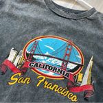 Brandy Melville  San Francisco Short Sleeve Crop Top Washed Black (one size) Photo 2