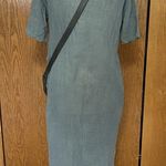 Wearables Sage Green Long Shirt Dress Size S Photo 1