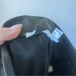 Princess Polly Encore Black Faux Leather High Rise Straight Leg Pants 6 Photo 11