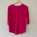 Eddie Bauer EDDIE‎ BAUER Women’s 3/4 Sleeve Pink Casual Top with Neckline Detail Size Medium Photo 1