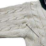 Gap Vintage  Sweater Cable Knit Tennis Lacrosse 90s Old Money Preppy Size M Photo 6
