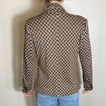Coco and Jaimeson Preppy Brown Checker Print Blazer Size Medium Photo 4