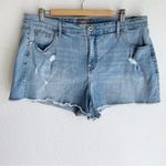 Torrid HIGH RISE A-LINE SHORTIE SHORT - VINTAGE STRETCH LIGHT WASH Sz 16 Photo 2