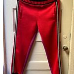 Frankie Morello red purple black color block stripe urban jogger sweatpants XS Photo 0