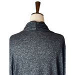 Slate + Willow Sweater Women Large Black Knit Draped Crossover Top Preppy Photo 4
