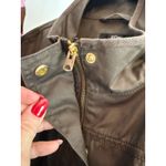 J.Crew Downtown Field Jacket Olive Green Utility Military Women 2X Photo 5