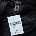 Forever 21 Velvet Pattern Black Jumpsuit Photo 6