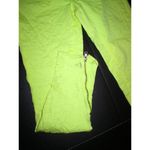 J Brand New $423 Womens Designer Christopher Kane Crinkle Neon Yellow 28 Jeans Photo 7