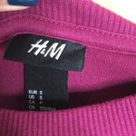 H&M  the weekend purple pullover sweatshirt size small Photo 4