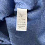 Frank & Eileen Eileen Relaxed Button-Up Italian Classic Linen Shirt Blue Size L Photo 5