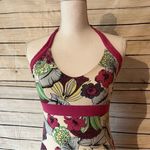 Patagonia Iliana Pink & Blue Floral Halter Dress Size Small Photo 5