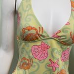 Lilly Pulitzer Sunrise Sandbar one piece yellow halter swimsuit Photo 1
