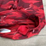 Athleta  Elation Train‎ High Rise Red Shimmer Camo 7/8 Leggings Size SP Photo 5