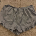 John Galt  Light Blue Ruffle Shorts Photo 0