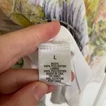 Dress Barn NWOT  women’s dyed‎ floral jeweled blouse lined tank top large Photo 5