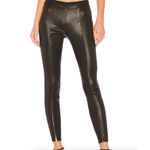 Elizabeth and James  Pants Womens 0 Black Eddine Skinny‎ Leather Zip Leg Photo 4