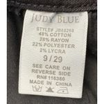 Judy Blue Womens Distressed Ankle Skinny Jeans Hugh Rise Black Wash Size 9/29 Photo 6