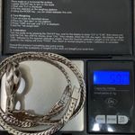 infinity Vintage NAPIER O-Ring Drop Pendant Shiny Snake Chain Silver Necklace Photo 13