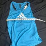 Adidas  Logo Blue Workout Tank Top Photo 1
