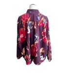 Susan Graver Watercolor Artist Style Zip Up Jacket NWOT Size 3X Photo 1